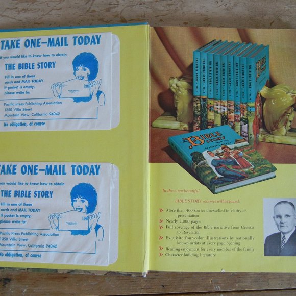 The Bible Story Vol 1 Arthur Maxwell Display Copy Hard Cover 1953 USA - Picture 7 of 14